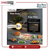Glam Gas Built in Oven Bake-Up Electric Conventional Heat Hot Air Grilling - Onestopmall.pk